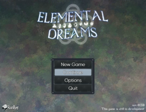 Elemental Dreams Title Screen Ver020.png